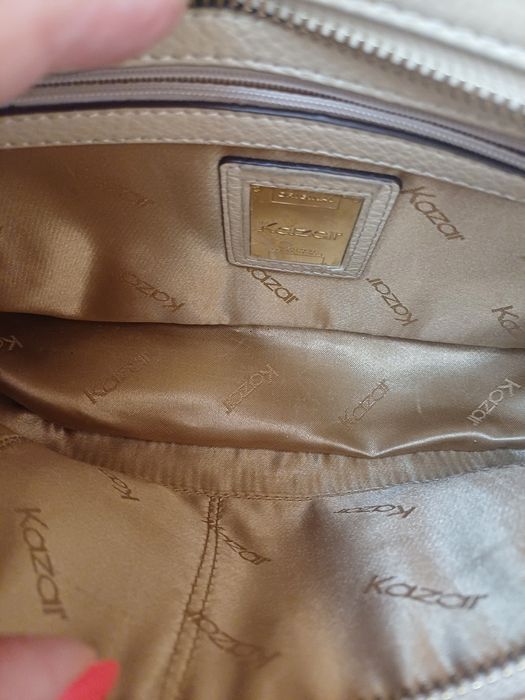 Piękna kremowa torebka Kazar