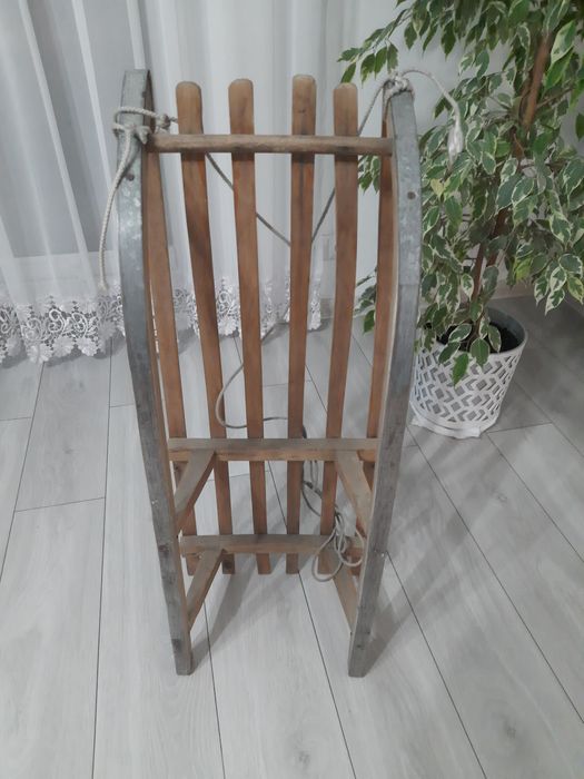 Sanki drewniane fajne sanki za 5 dyszek