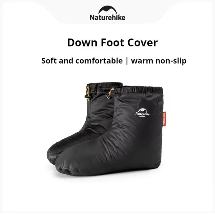 Пухові чуні Naturehike 36-47(S, M, L) теплі капці туристичні ультралегкі