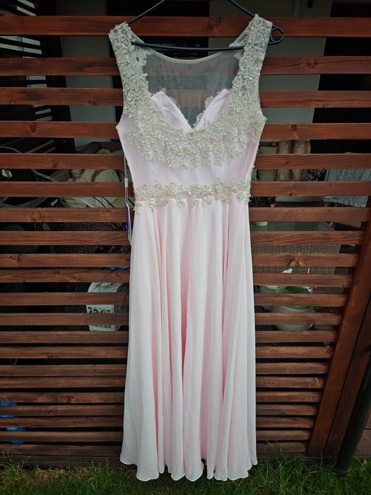 Elegancka sukienka ślub poprawiny jss house rozmiar 36/38