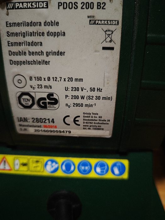Esmoril de bancada, semi-novo.