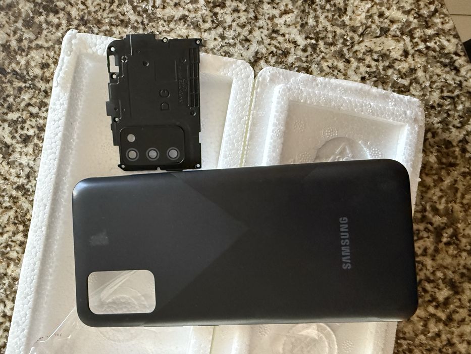 Tampa traseira + vidro Camaras Samsung A02