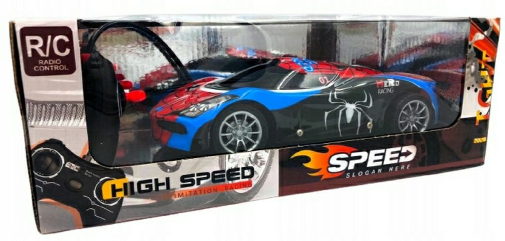 Samochód zdanie sterowany SPIDERMAN super auto szybki rc