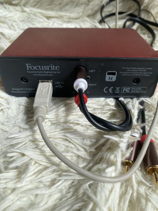 Focusrite Scarlett Solo 2th Gen USB аудіоінтерфейс