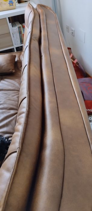 Sofá Cama Castanho vintage