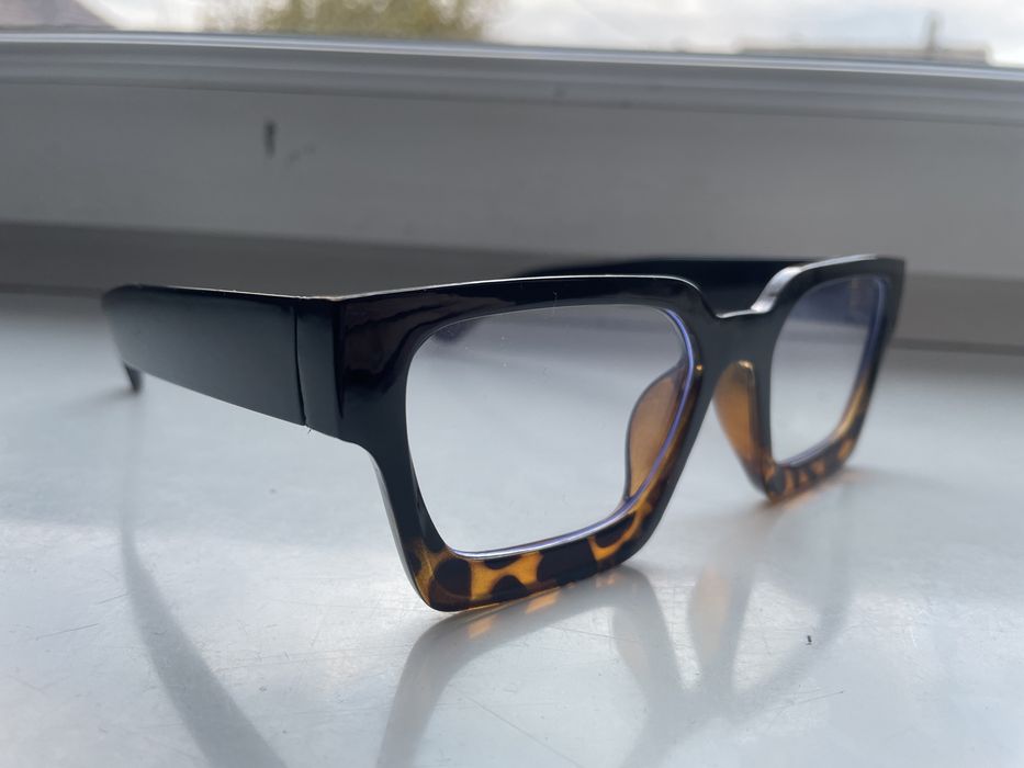 Okulary zerówki panterka