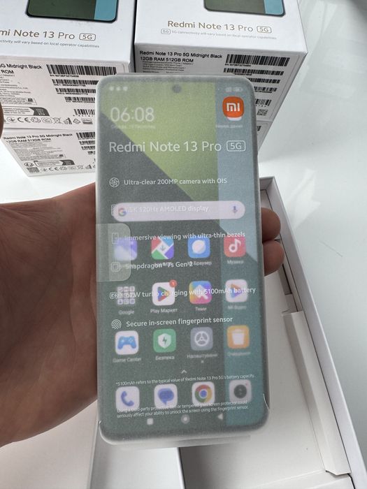 Redmi Note 13 Pro 5G 12GB//512GB Midnight Black