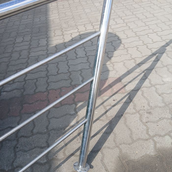 Balustrada  z demontażu,stal nierdzewna