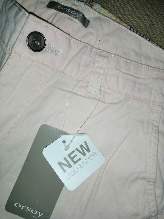 spodnie chinosy materiałowe. BAWEŁNA! wygodne NOWE z metką! ORSAY