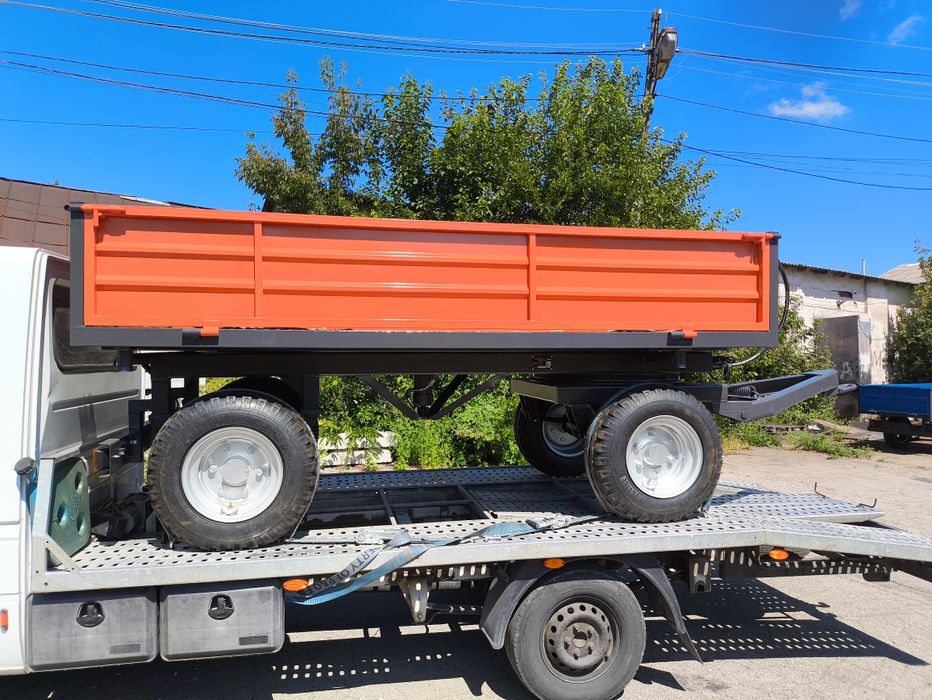 Двухосний причіп до мінітрактора