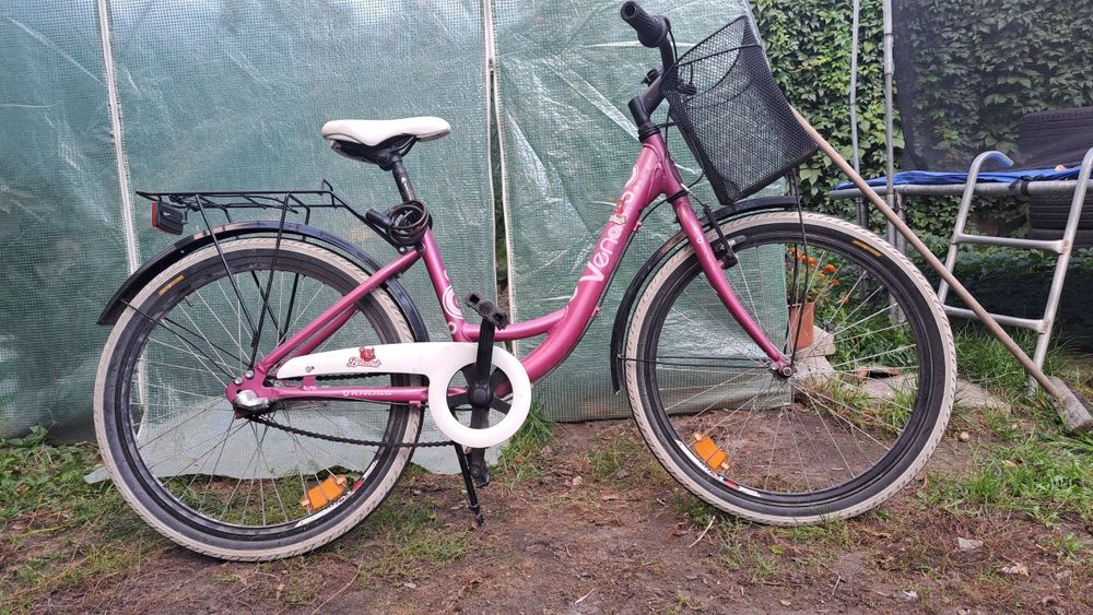 Rower kross różowy