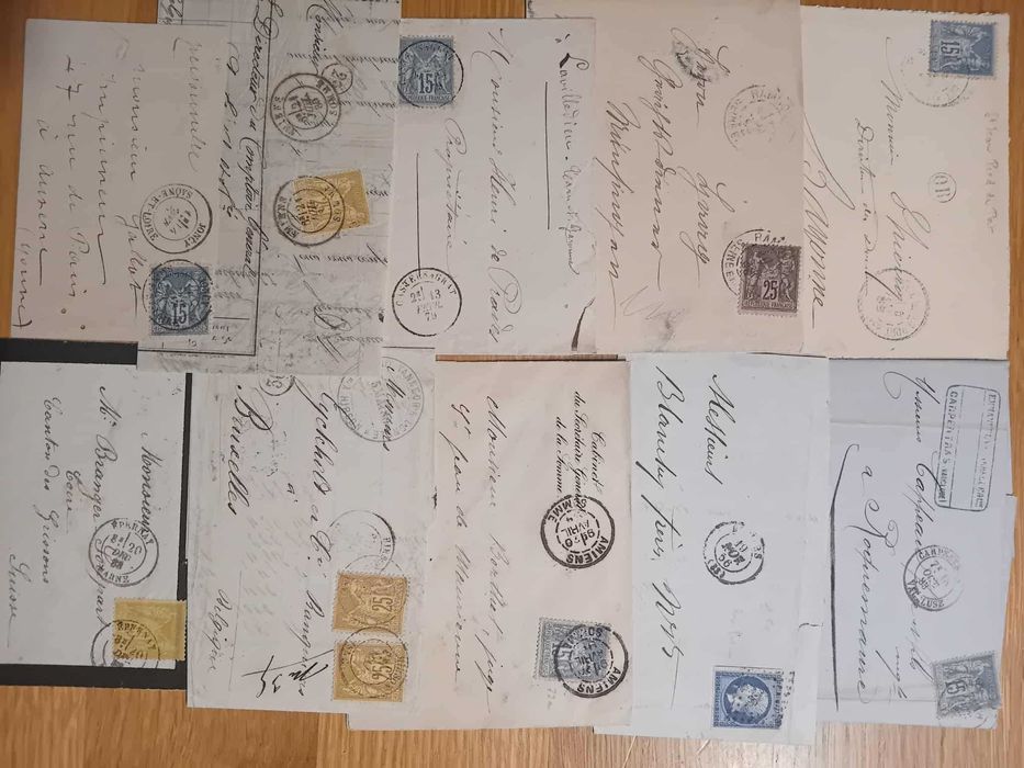 Sprzedam  koperty  z Francji