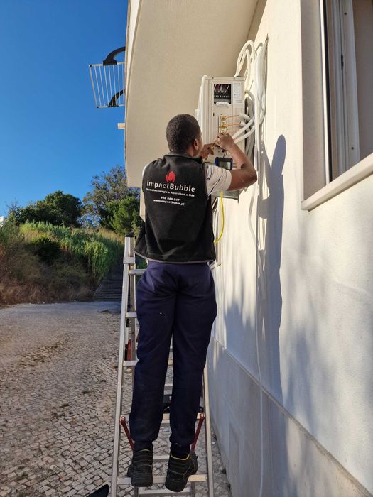 Instalação e Reparação de Ar Condicionado e Bomba de Calor Certificado