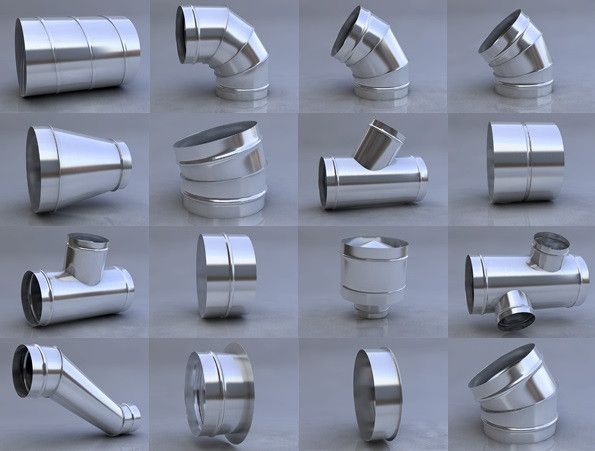 Изделия из оцинкованной стали. Воздуховоды для систем вентиляции