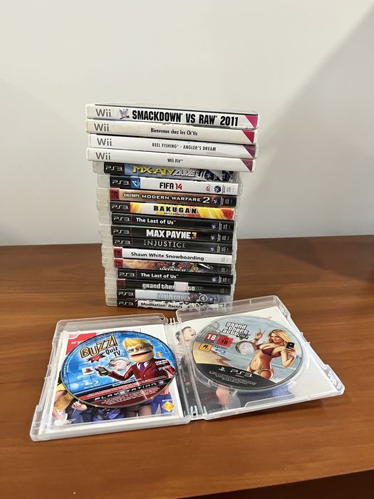 Conjunto de jogos playstation 3 / wii
