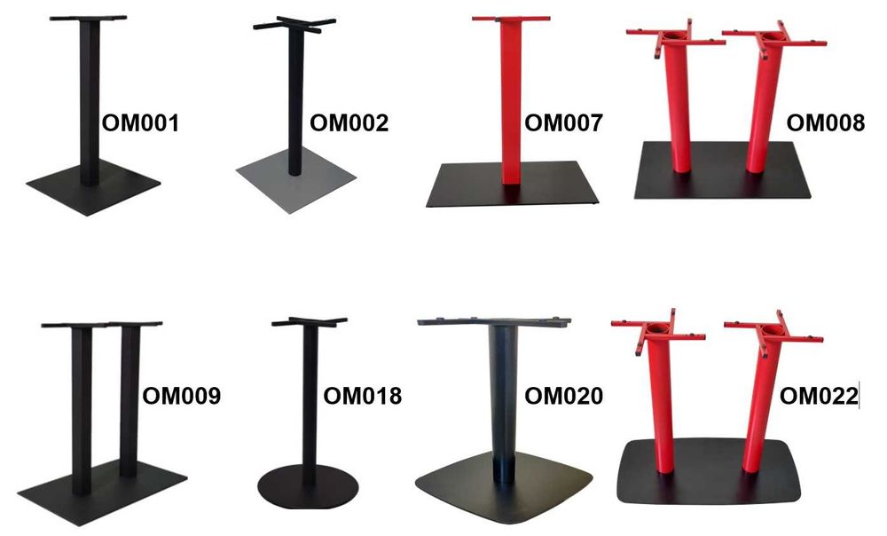 Опори столів для кафе. Опори лофт. Ніжки лофт.