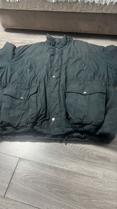 Зимова куртка чоловіча теплюща величезного розміру