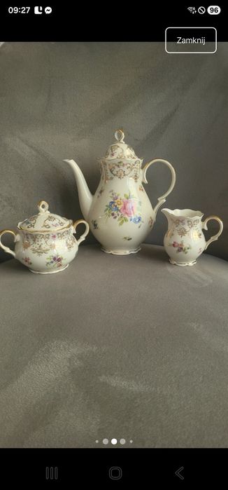 Elegancki serwis 12 osobowy do  espresso