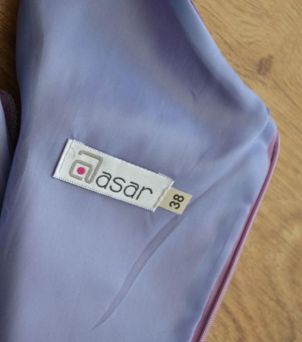 Wyprzedaż! Sukienka fioletowa rozmiar 38 M firmy Asar