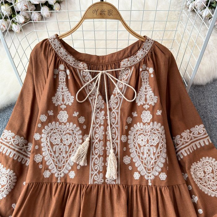 Вишите плаття. Сукня вишиванка вільна. Етнічна сукня