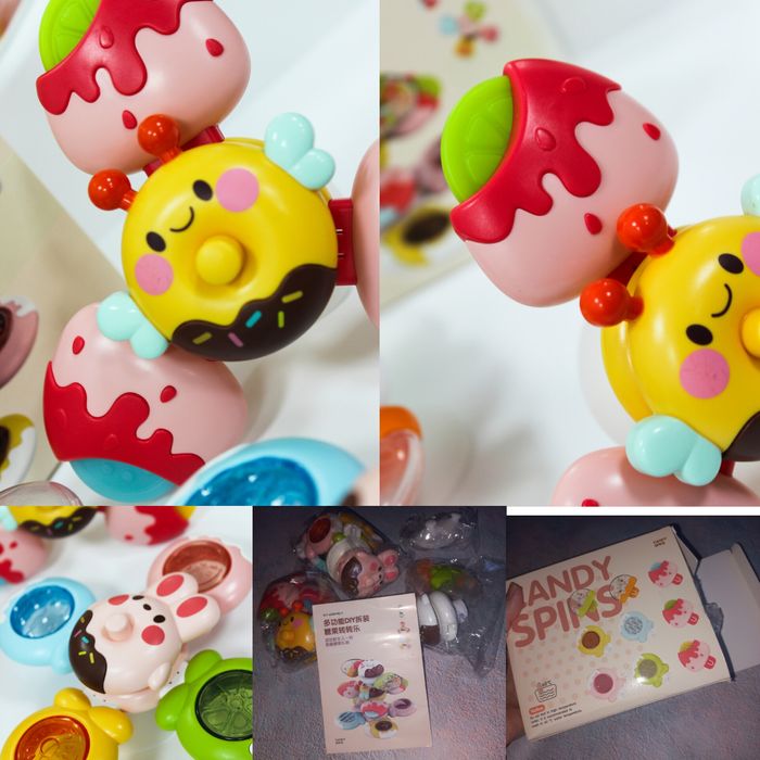 Брязкальце-спінер, книжечка монтесорі (складне дзеркальце)