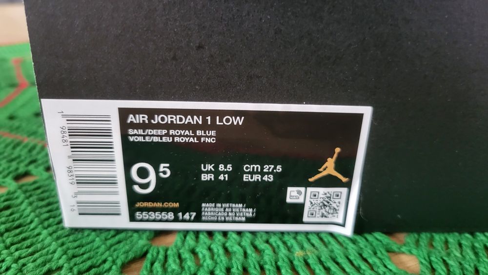 Nowe buty Jordan 1 Low rozmiar 43