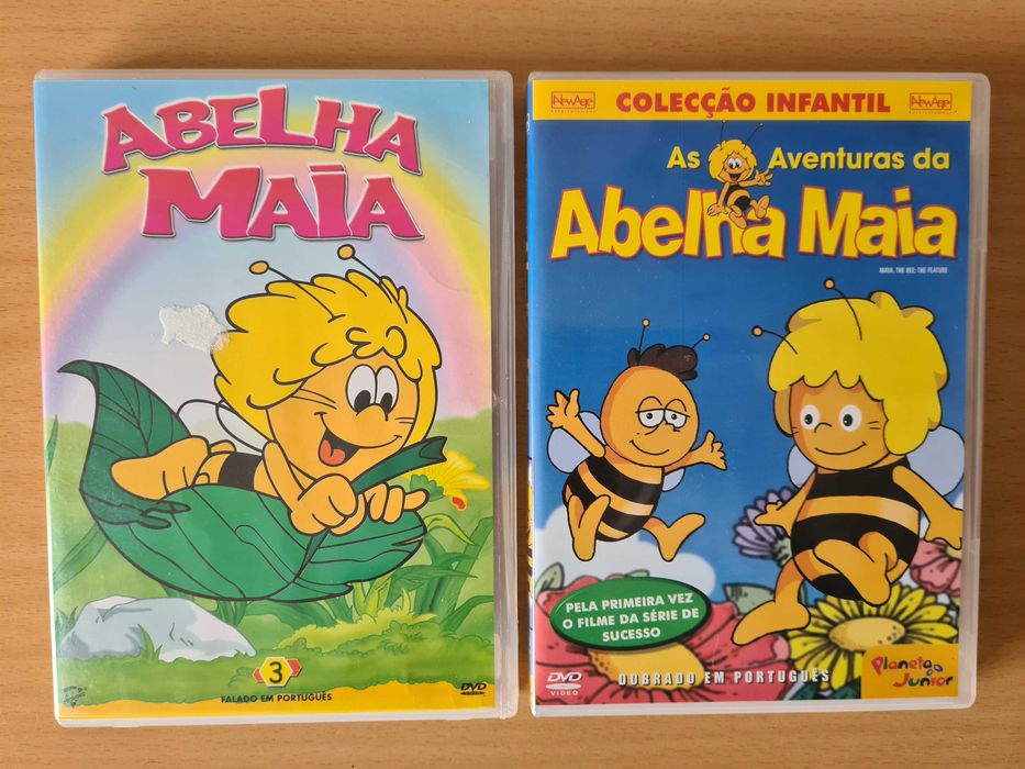 3 DVDs infantis com as aventuras da Abelha Maia