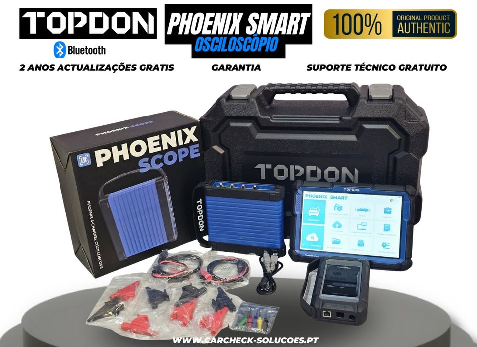 TOPDON PHOENIX SMART SCOPE (Versão com osciloscópio)