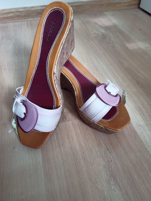 Klapki koturna nowe buty letnie rozm. 40