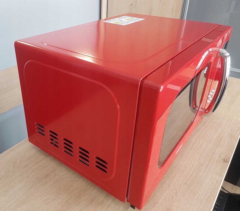 kuchenka mikrofalowa mikrofalówka mikrofala czerwona comfee