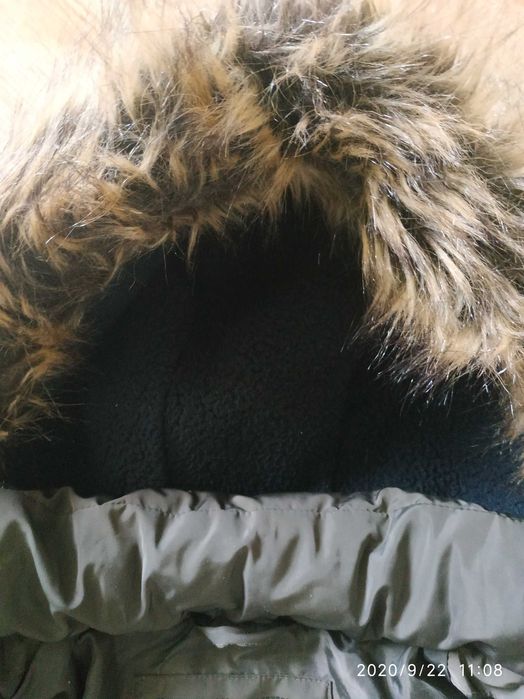 Kurtka zimowa parka khaki C&A