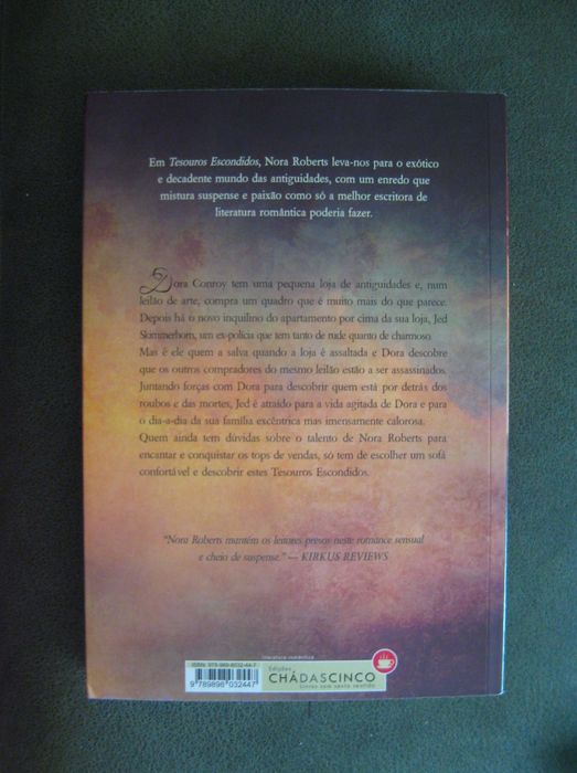 Tesouro Escondido de Nora Roberts NOVO