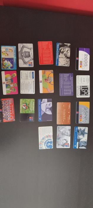 Cartões telefónicos portugueses e franceses