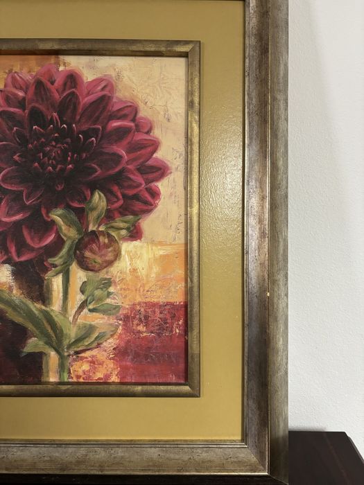 Quadro com assinatura