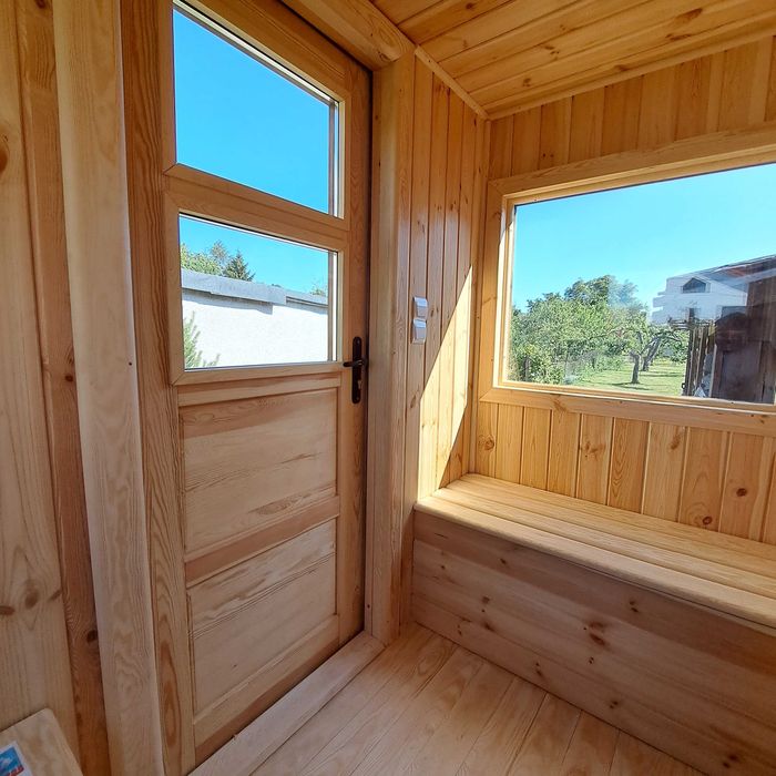 Sauna mobilna na lawecie