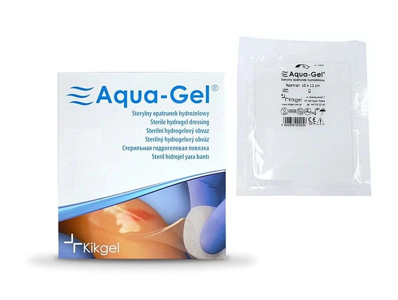 Opatrunek hydrożelowy Kikgel Aquagel 10 x 12 cm