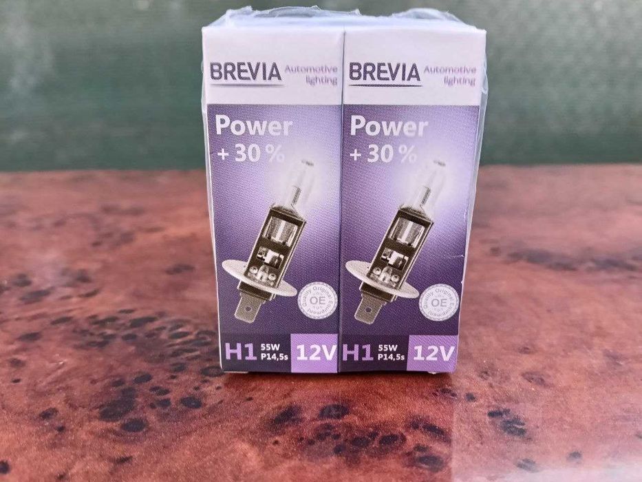 LED лампи та галоген Brevia H7, H4, H1, P21W, W5W, W16W Луцьк