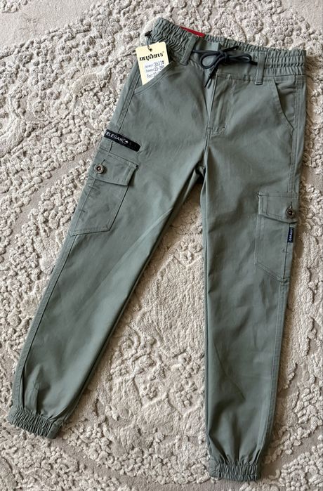 Демісезонні штани карго для хлопчика 128-158