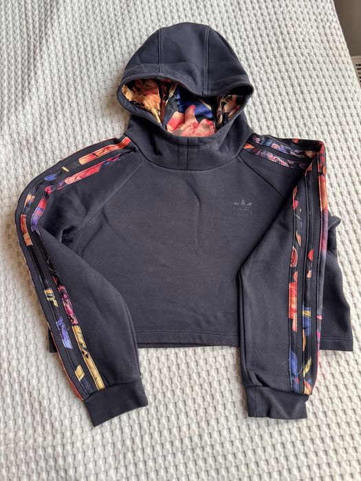 2 bluzy z kapturem Adidas i Zara