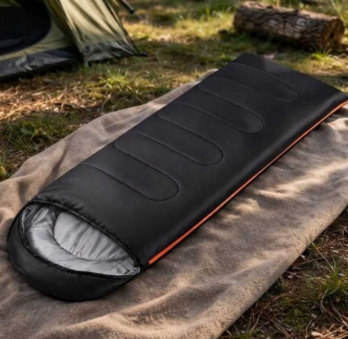 Śpiwór turystyczny mumia 210x75 lekki ciepły camping