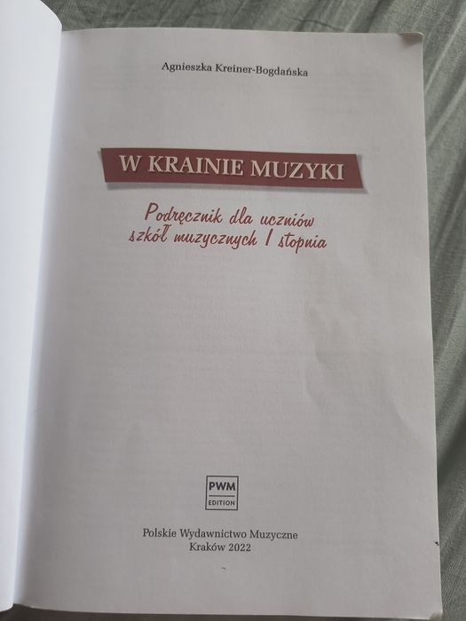 "W krainie muzyki" Agnieszka Kreiner-Bogdańska