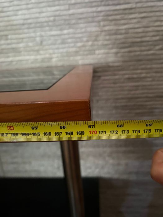 Movel madeira maciça com vidro preto