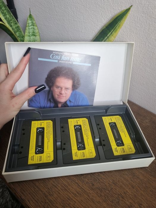 zestaw vintage 3 kaset magnetofonowych (chromowych) z operą Wolfganga