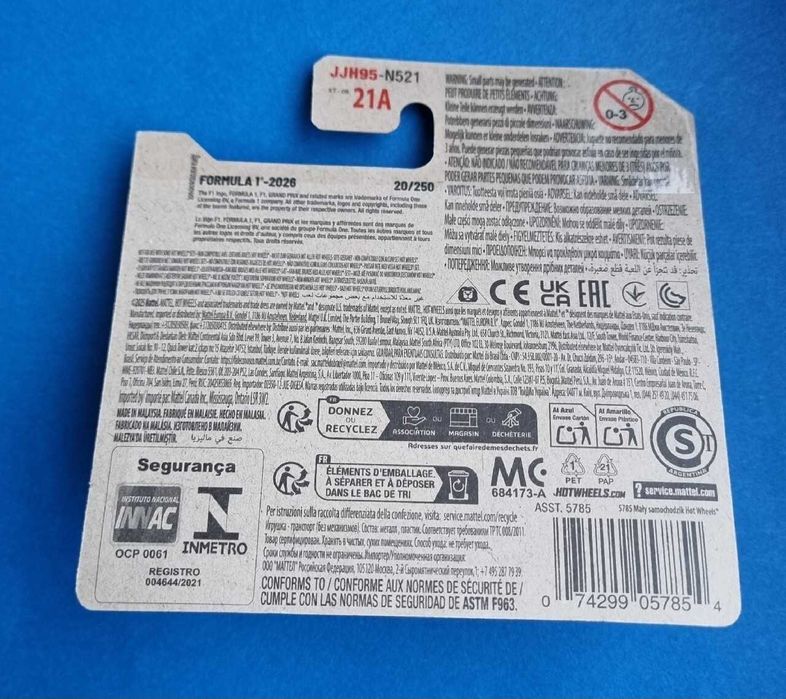 Hot Wheels McLaren Formuła 1 F1