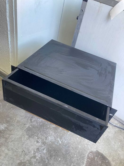 Rack de Som Profissional + Gaveta com Chave + Painel de Ventilação