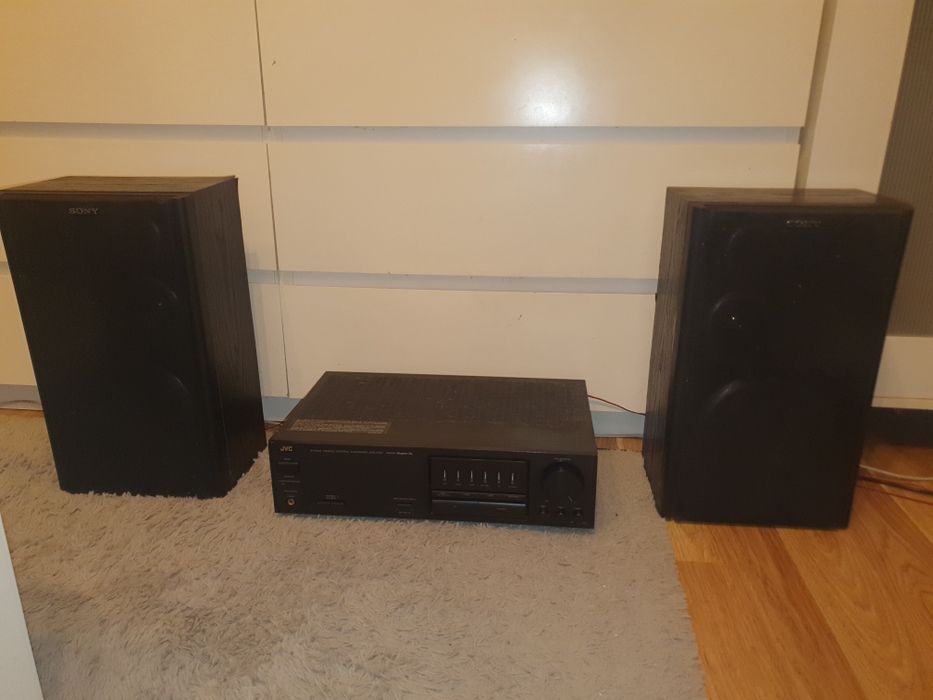 wzmacniacz jvc ax-r332 kolumny sony ss-d105