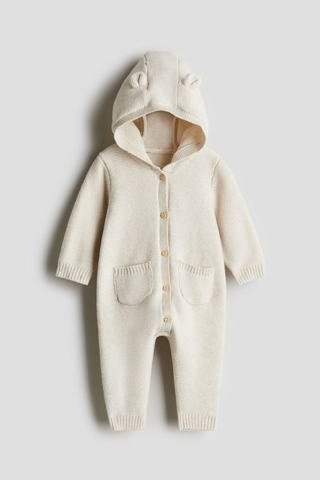 В’язаний бавовняний комбінезон h&m, розмір 50