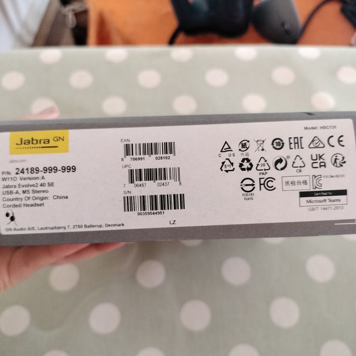 NOVO | Jabra Evolve2 40 SE  | Caixa Selada