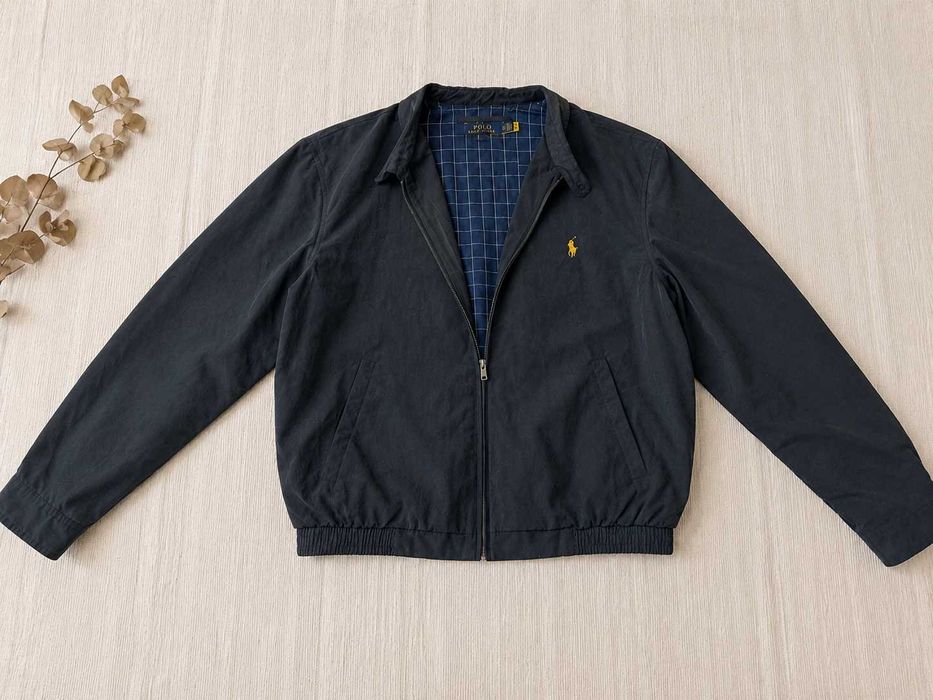 Куртка Polo Ralph Lauren Harrington   L Navy Blue Бомбер