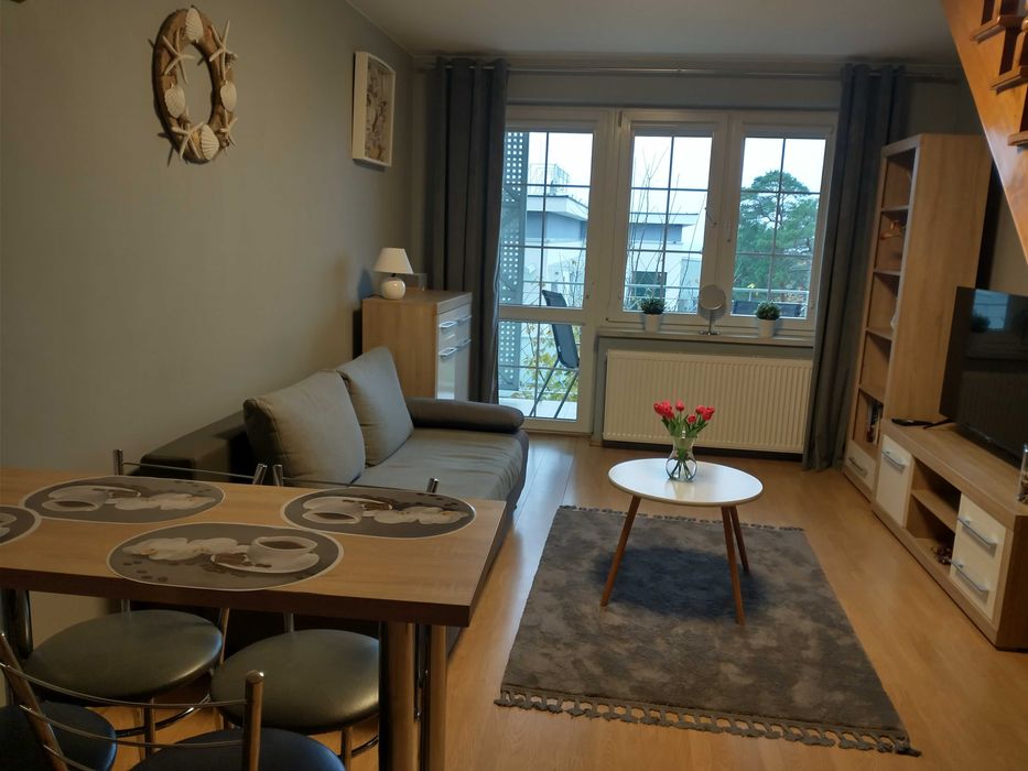 Apartament w Krynicy z widokiem na morze